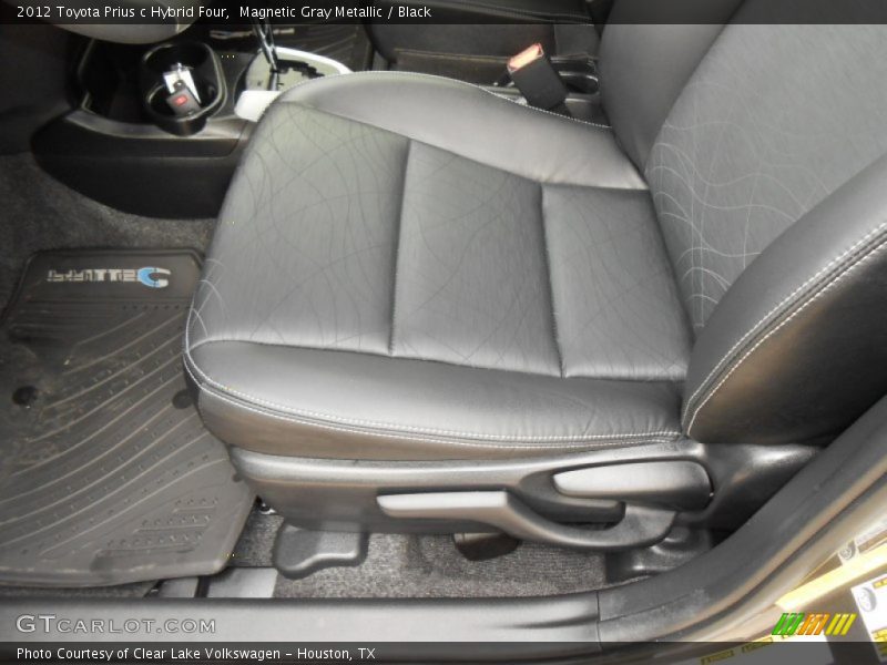 Front Seat of 2012 Prius c Hybrid Four