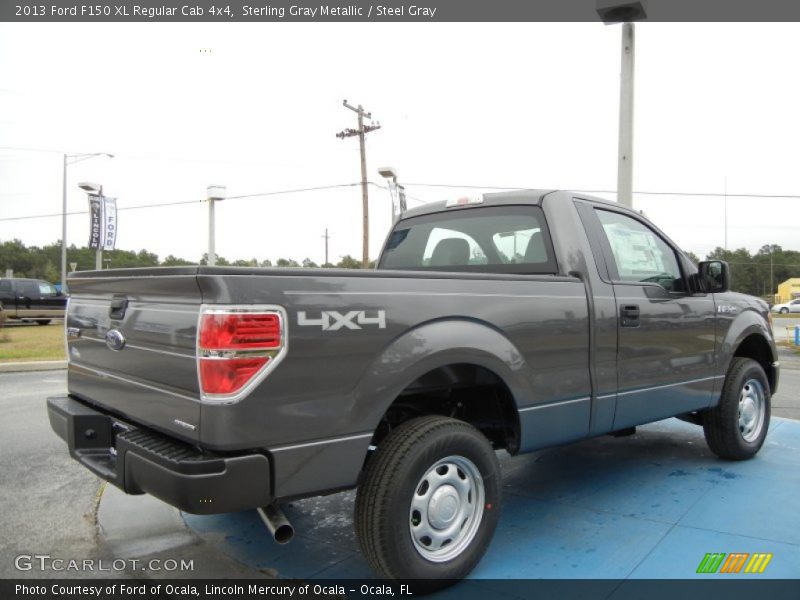 Sterling Gray Metallic / Steel Gray 2013 Ford F150 XL Regular Cab 4x4