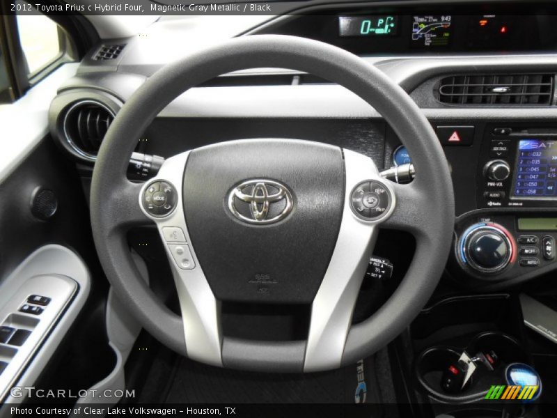  2012 Prius c Hybrid Four Steering Wheel