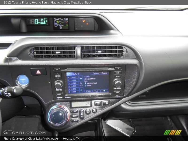 Controls of 2012 Prius c Hybrid Four