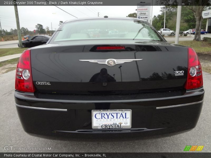 Black / Dark Khaki/Light Graystone 2010 Chrysler 300 Touring