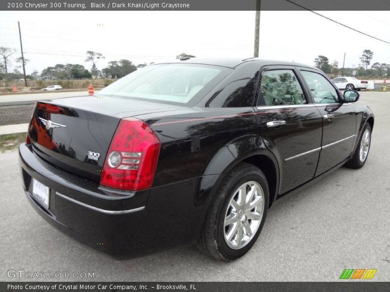 Black / Dark Khaki/Light Graystone 2010 Chrysler 300 Touring