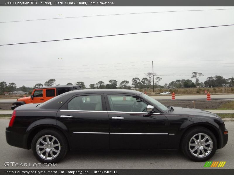 Black / Dark Khaki/Light Graystone 2010 Chrysler 300 Touring