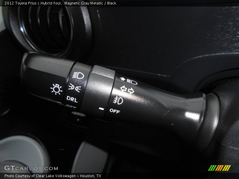 Controls of 2012 Prius c Hybrid Four