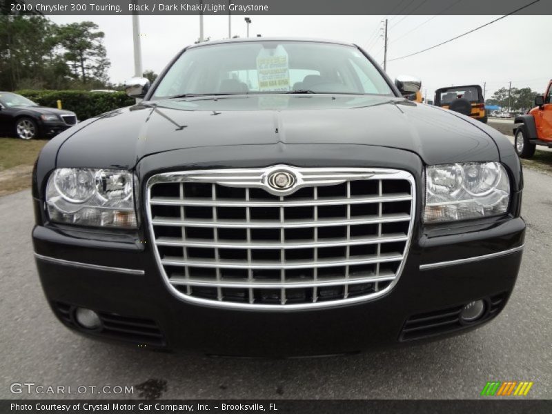 Black / Dark Khaki/Light Graystone 2010 Chrysler 300 Touring