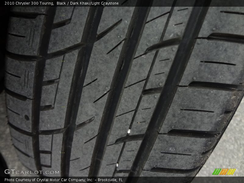 Black / Dark Khaki/Light Graystone 2010 Chrysler 300 Touring