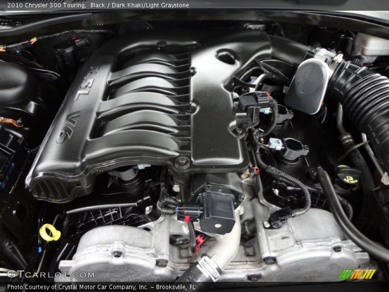 Black / Dark Khaki/Light Graystone 2010 Chrysler 300 Touring