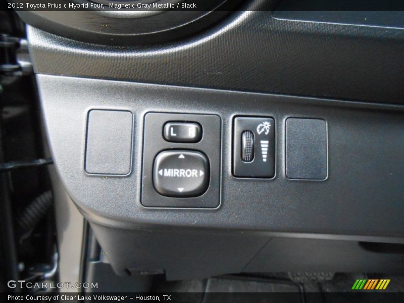 Controls of 2012 Prius c Hybrid Four