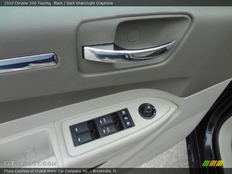 Black / Dark Khaki/Light Graystone 2010 Chrysler 300 Touring