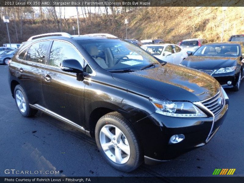 Stargazer Black / Parchment/Espresso Birds Eye Maple 2013 Lexus RX 350 AWD