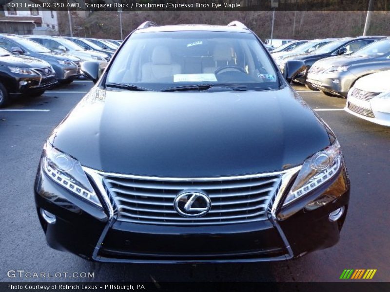 Stargazer Black / Parchment/Espresso Birds Eye Maple 2013 Lexus RX 350 AWD