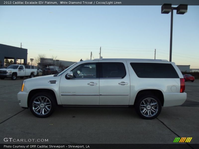  2013 Escalade ESV Platinum White Diamond Tricoat