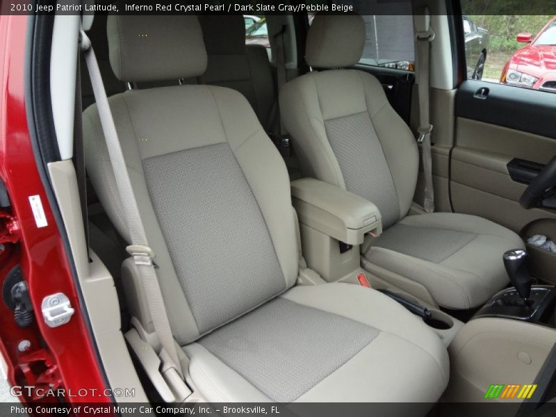 Inferno Red Crystal Pearl / Dark Slate Gray/Pebble Beige 2010 Jeep Patriot Latitude