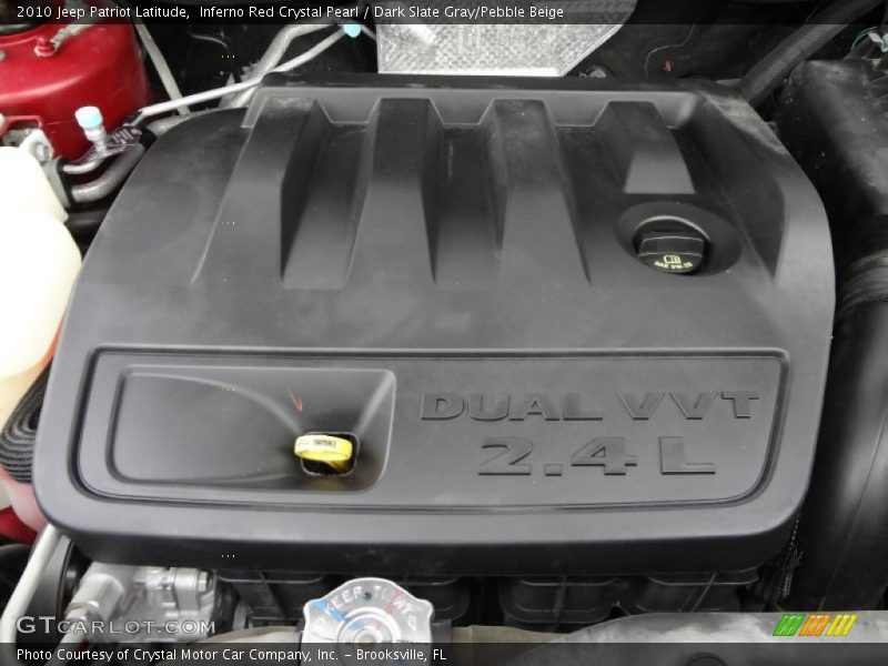 Inferno Red Crystal Pearl / Dark Slate Gray/Pebble Beige 2010 Jeep Patriot Latitude