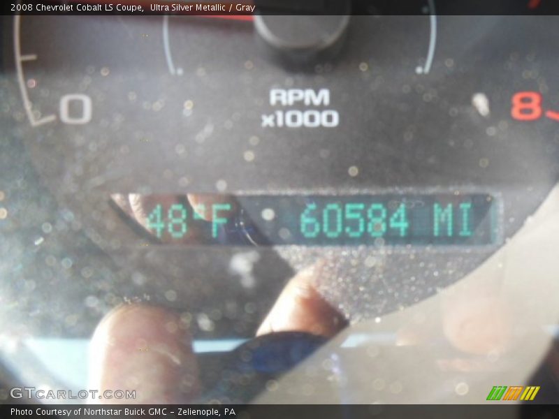 Ultra Silver Metallic / Gray 2008 Chevrolet Cobalt LS Coupe