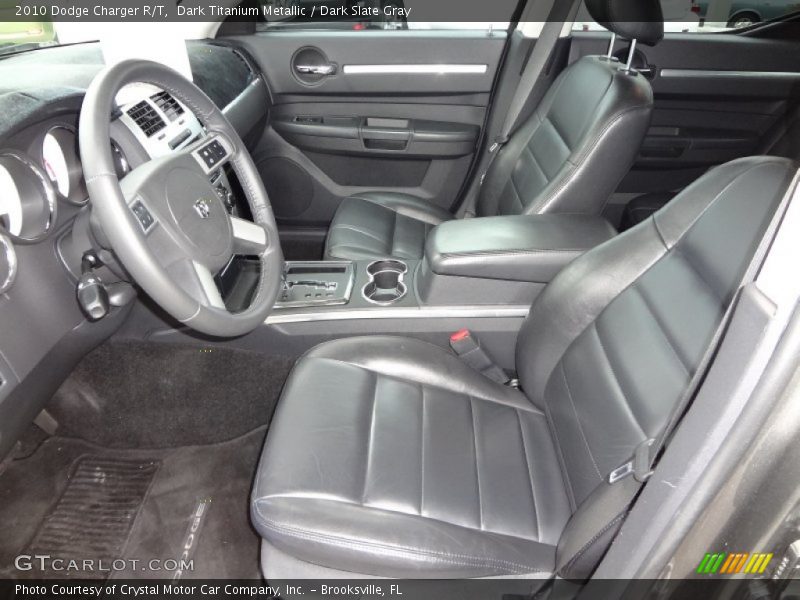 Dark Titanium Metallic / Dark Slate Gray 2010 Dodge Charger R/T