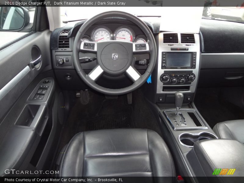 Dark Titanium Metallic / Dark Slate Gray 2010 Dodge Charger R/T