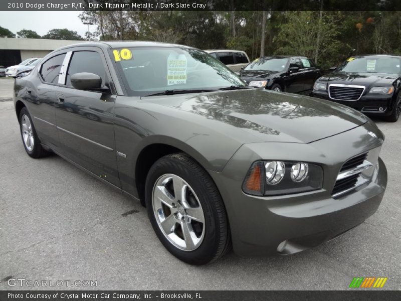 Dark Titanium Metallic / Dark Slate Gray 2010 Dodge Charger R/T