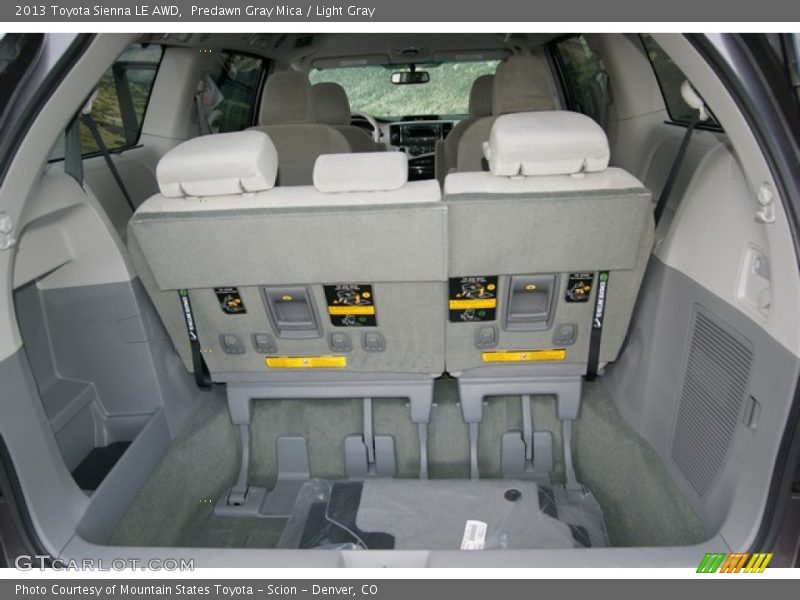  2013 Sienna LE AWD Trunk