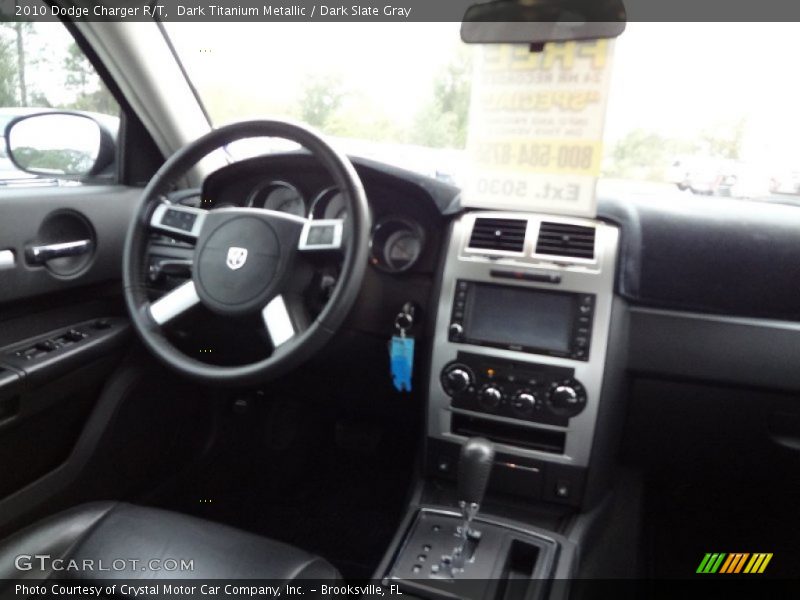 Dark Titanium Metallic / Dark Slate Gray 2010 Dodge Charger R/T