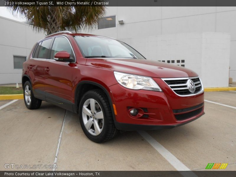 Wild Cherry Metallic / Charcoal 2010 Volkswagen Tiguan SE