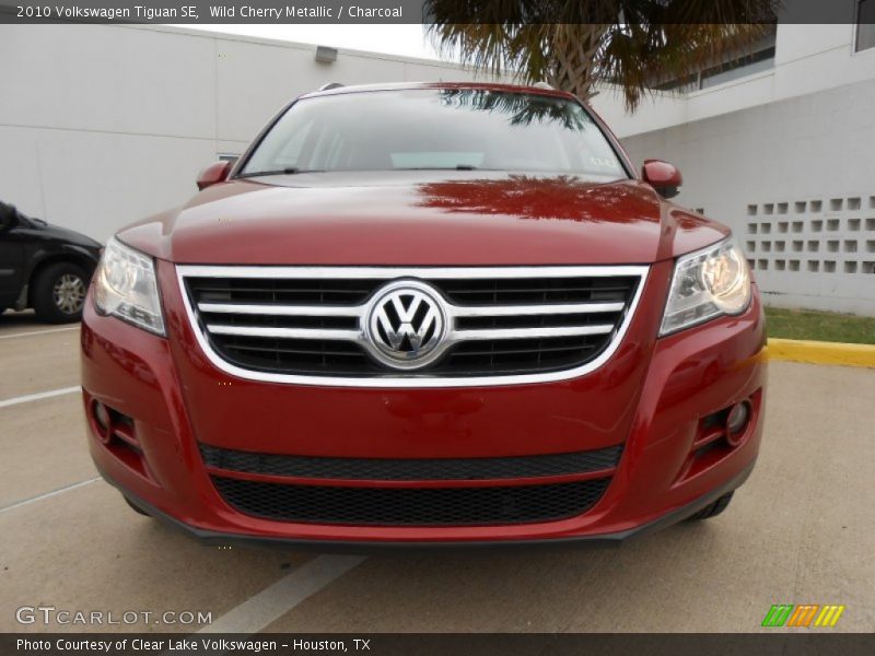 Wild Cherry Metallic / Charcoal 2010 Volkswagen Tiguan SE