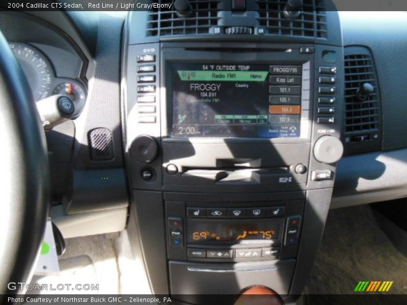 Red Line / Light Gray/Ebony 2004 Cadillac CTS Sedan