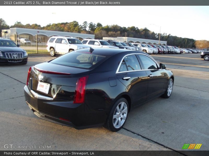 Black Diamond Tricoat / Jet Black/Jet Black Accents 2013 Cadillac ATS 2.5L
