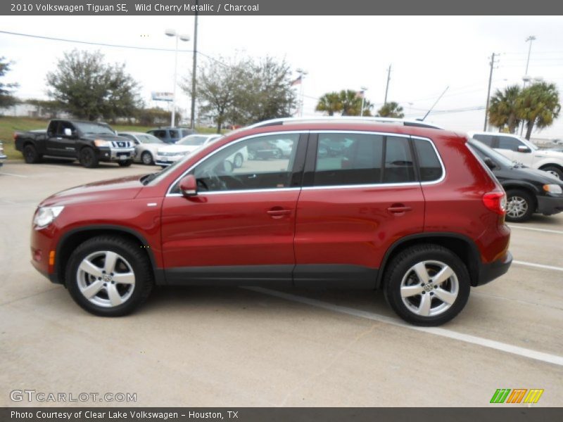 Wild Cherry Metallic / Charcoal 2010 Volkswagen Tiguan SE