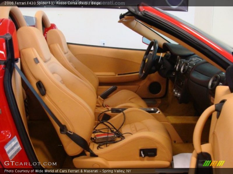 Rosso Corsa (Red) / Beige 2008 Ferrari F430 Spider F1