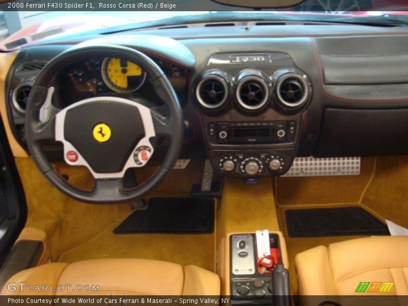 Rosso Corsa (Red) / Beige 2008 Ferrari F430 Spider F1