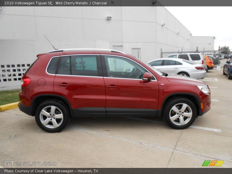 Wild Cherry Metallic / Charcoal 2010 Volkswagen Tiguan SE