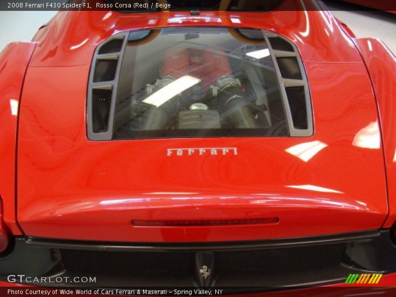 Rosso Corsa (Red) / Beige 2008 Ferrari F430 Spider F1