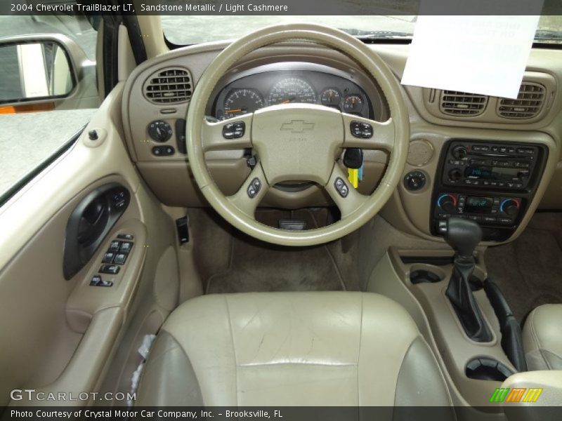 Sandstone Metallic / Light Cashmere 2004 Chevrolet TrailBlazer LT
