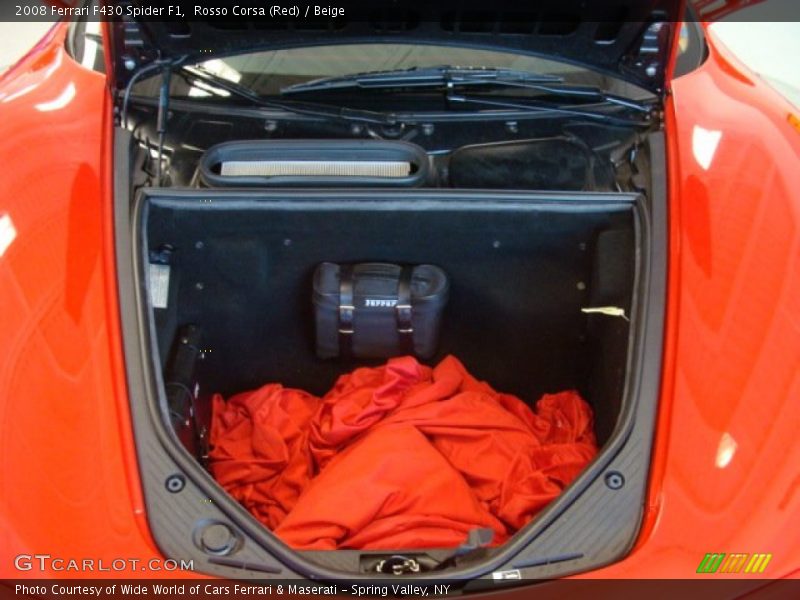  2008 F430 Spider F1 Trunk