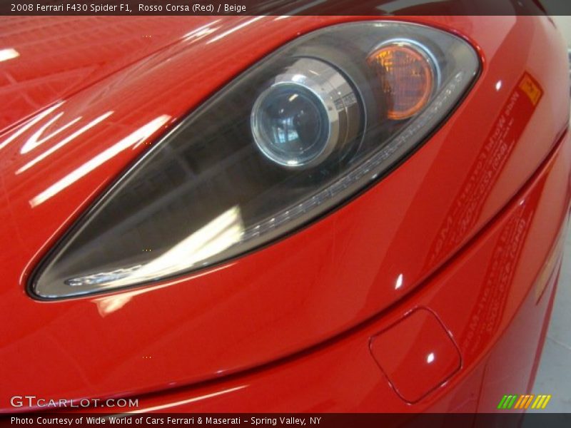 Rosso Corsa (Red) / Beige 2008 Ferrari F430 Spider F1