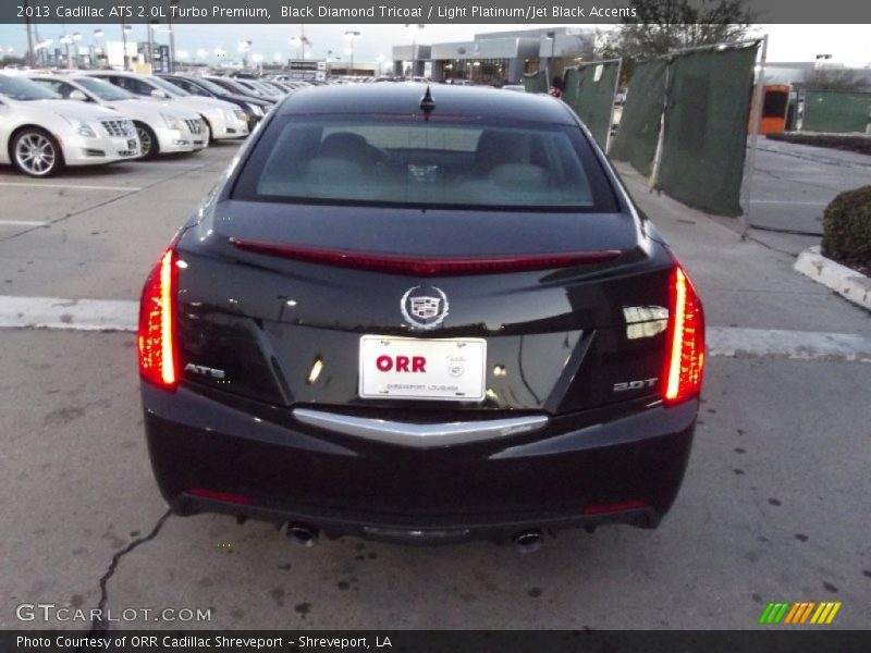 Black Diamond Tricoat / Light Platinum/Jet Black Accents 2013 Cadillac ATS 2.0L Turbo Premium