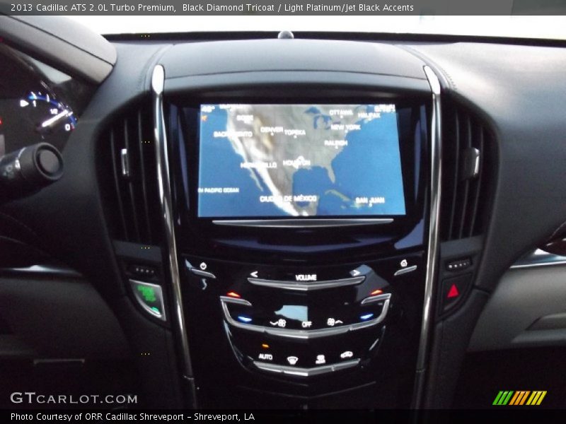 Black Diamond Tricoat / Light Platinum/Jet Black Accents 2013 Cadillac ATS 2.0L Turbo Premium