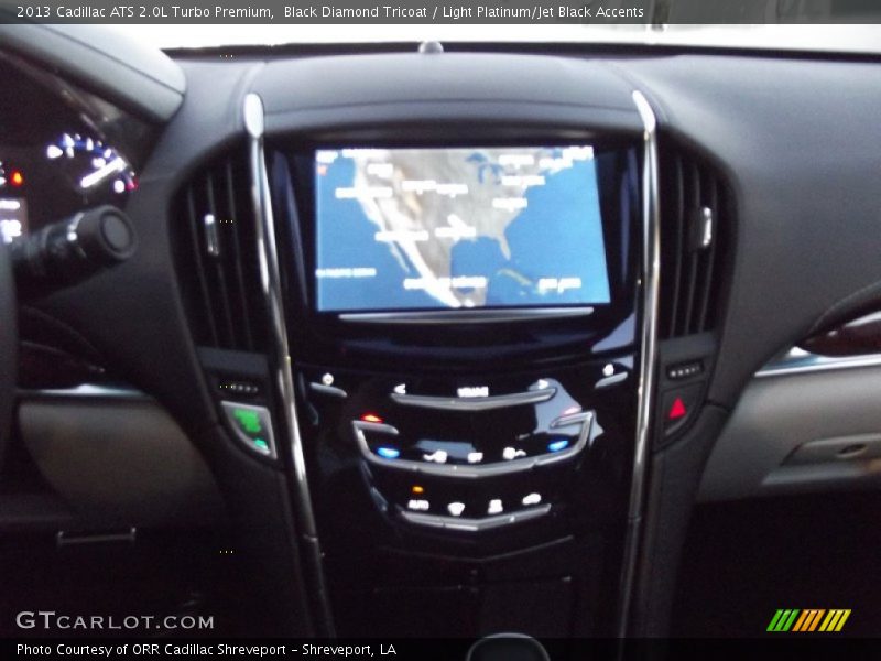 Black Diamond Tricoat / Light Platinum/Jet Black Accents 2013 Cadillac ATS 2.0L Turbo Premium