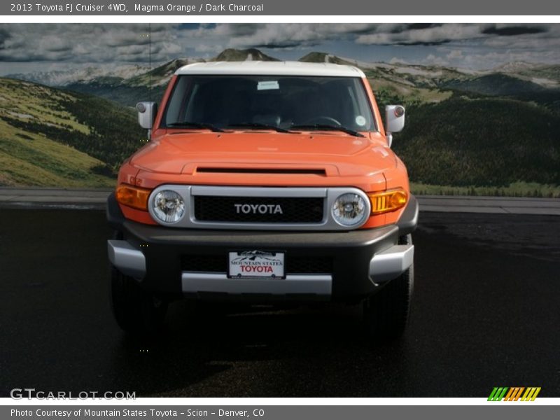 Magma Orange / Dark Charcoal 2013 Toyota FJ Cruiser 4WD