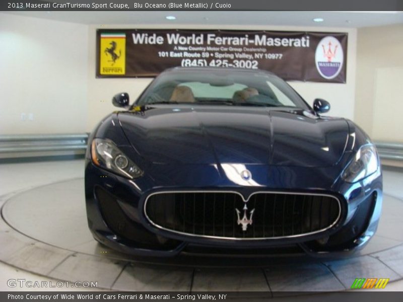 Blu Oceano (Blue Metallic) / Cuoio 2013 Maserati GranTurismo Sport Coupe