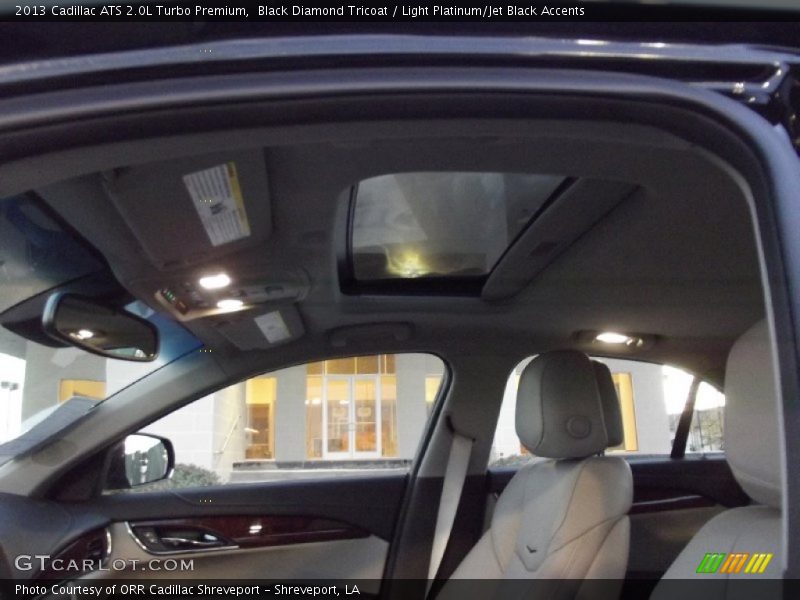 Black Diamond Tricoat / Light Platinum/Jet Black Accents 2013 Cadillac ATS 2.0L Turbo Premium
