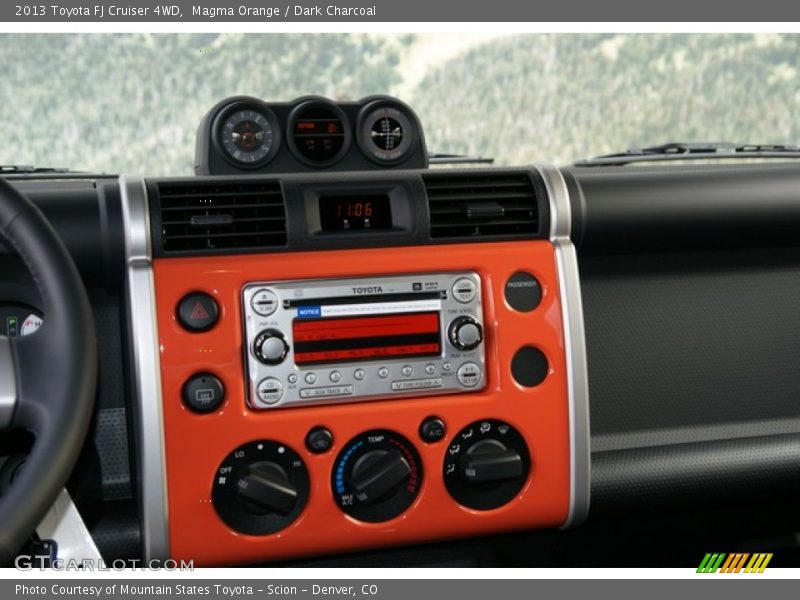 Magma Orange / Dark Charcoal 2013 Toyota FJ Cruiser 4WD
