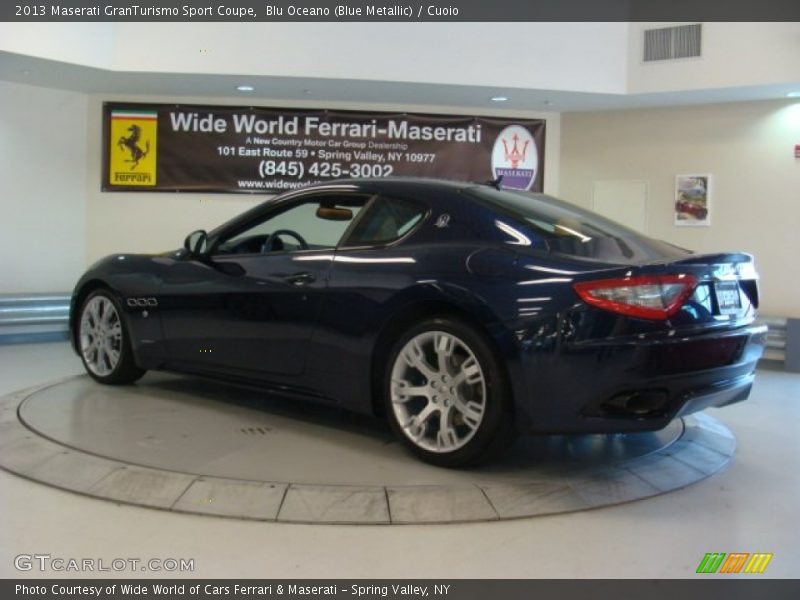 Blu Oceano (Blue Metallic) / Cuoio 2013 Maserati GranTurismo Sport Coupe