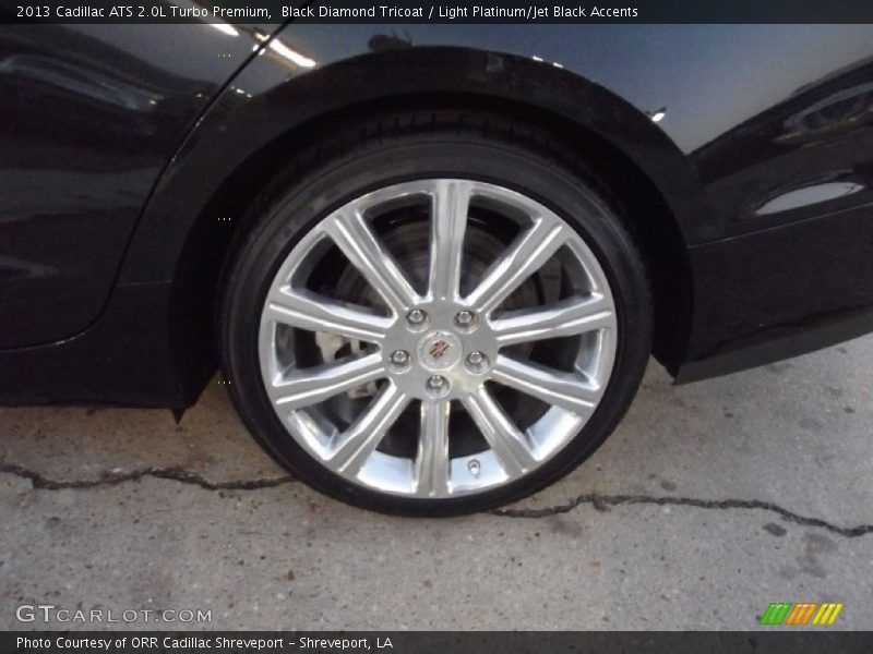 Black Diamond Tricoat / Light Platinum/Jet Black Accents 2013 Cadillac ATS 2.0L Turbo Premium