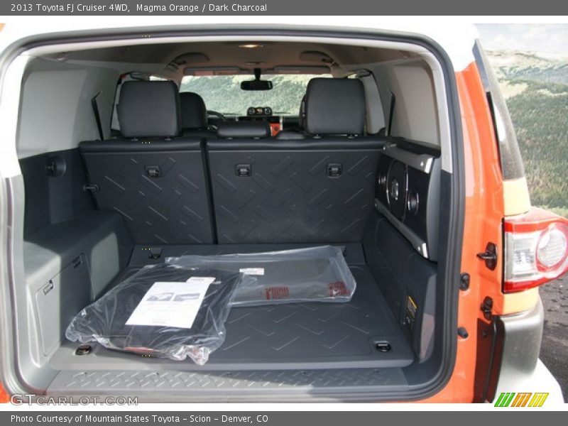 Magma Orange / Dark Charcoal 2013 Toyota FJ Cruiser 4WD