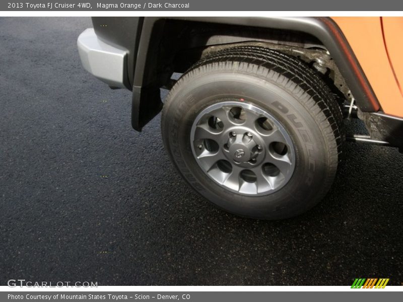 Magma Orange / Dark Charcoal 2013 Toyota FJ Cruiser 4WD