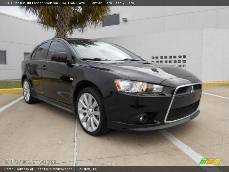 Front 3/4 View of 2010 Lancer Sportback RALLIART AWD