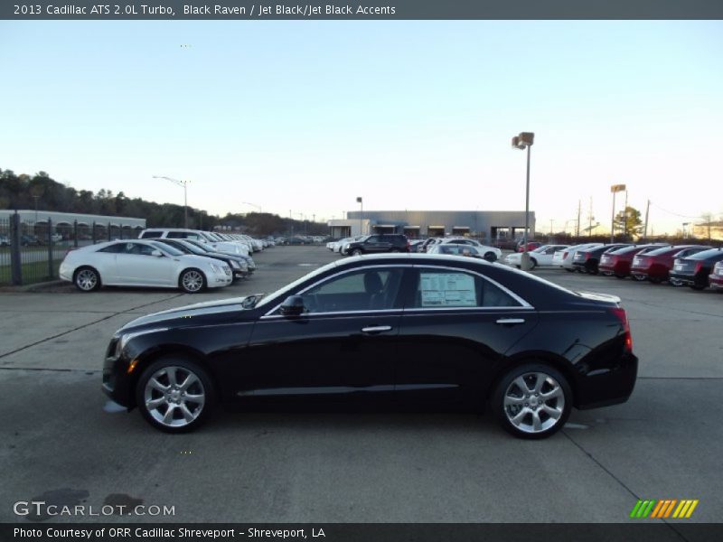 Black Raven / Jet Black/Jet Black Accents 2013 Cadillac ATS 2.0L Turbo