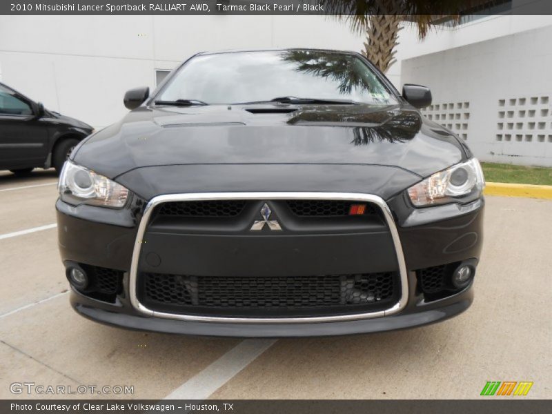 Tarmac Black Pearl / Black 2010 Mitsubishi Lancer Sportback RALLIART AWD